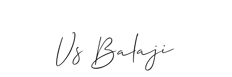 Best and Professional Signature Style for Vs Balaji. Allison_Script Best Signature Style Collection. Vs Balaji signature style 2 images and pictures png