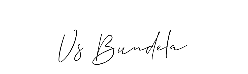 Once you've used our free online signature maker to create your best signature Allison_Script style, it's time to enjoy all of the benefits that Vs Bundela name signing documents. Vs Bundela signature style 2 images and pictures png