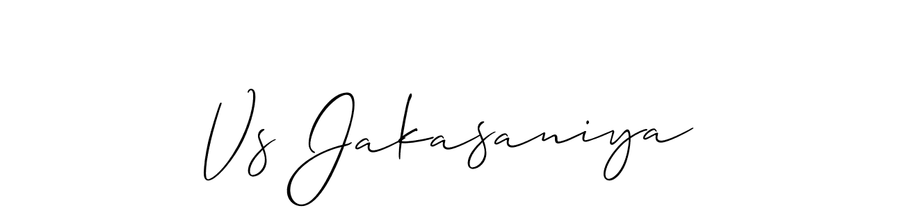 You can use this online signature creator to create a handwritten signature for the name Vs Jakasaniya. This is the best online autograph maker. Vs Jakasaniya signature style 2 images and pictures png