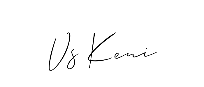 You can use this online signature creator to create a handwritten signature for the name Vs Keni. This is the best online autograph maker. Vs Keni signature style 2 images and pictures png