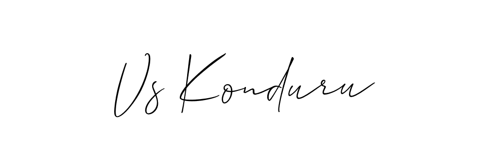 Make a beautiful signature design for name Vs Konduru. Use this online signature maker to create a handwritten signature for free. Vs Konduru signature style 2 images and pictures png