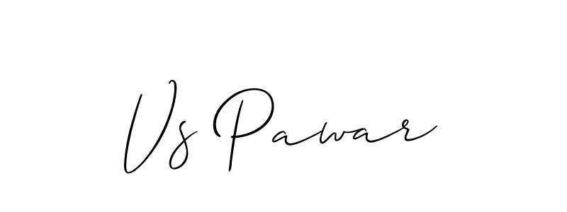 Best and Professional Signature Style for Vs Pawar. Allison_Script Best Signature Style Collection. Vs Pawar signature style 2 images and pictures png