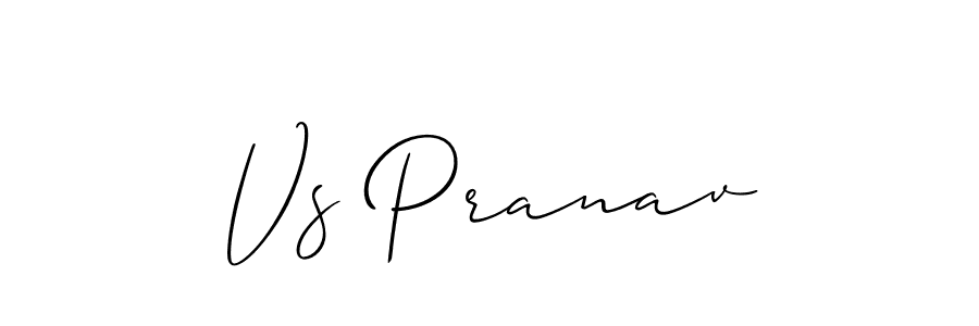 Make a short Vs Pranav signature style. Manage your documents anywhere anytime using Allison_Script. Create and add eSignatures, submit forms, share and send files easily. Vs Pranav signature style 2 images and pictures png