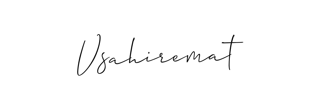 Vsahiremat stylish signature style. Best Handwritten Sign (Allison_Script) for my name. Handwritten Signature Collection Ideas for my name Vsahiremat. Vsahiremat signature style 2 images and pictures png