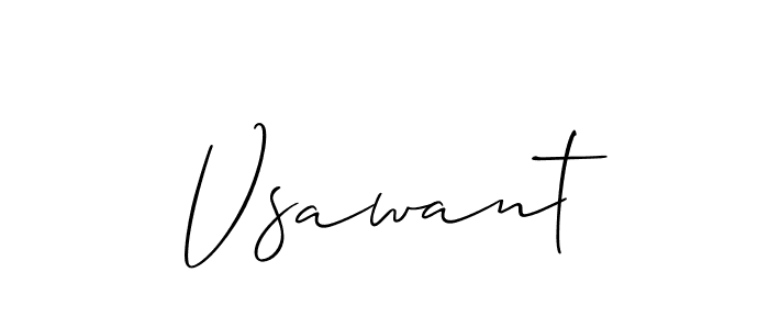 Similarly Allison_Script is the best handwritten signature design. Signature creator online .You can use it as an online autograph creator for name Vsawant. Vsawant signature style 2 images and pictures png