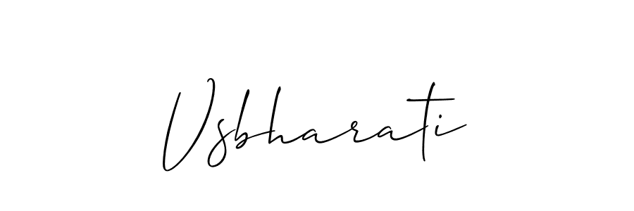 It looks lik you need a new signature style for name Vsbharati. Design unique handwritten (Allison_Script) signature with our free signature maker in just a few clicks. Vsbharati signature style 2 images and pictures png