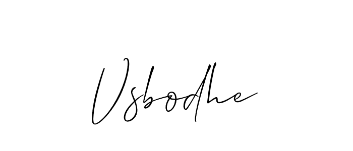 Also we have Vsbodhe name is the best signature style. Create professional handwritten signature collection using Allison_Script autograph style. Vsbodhe signature style 2 images and pictures png