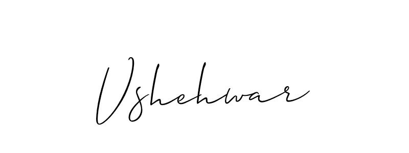 Make a beautiful signature design for name Vshehwar. Use this online signature maker to create a handwritten signature for free. Vshehwar signature style 2 images and pictures png