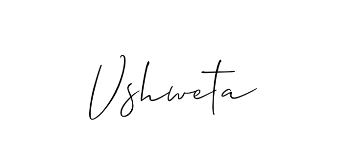 Similarly Allison_Script is the best handwritten signature design. Signature creator online .You can use it as an online autograph creator for name Vshweta. Vshweta signature style 2 images and pictures png