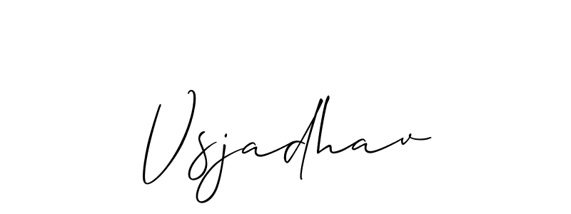 You can use this online signature creator to create a handwritten signature for the name Vsjadhav. This is the best online autograph maker. Vsjadhav signature style 2 images and pictures png