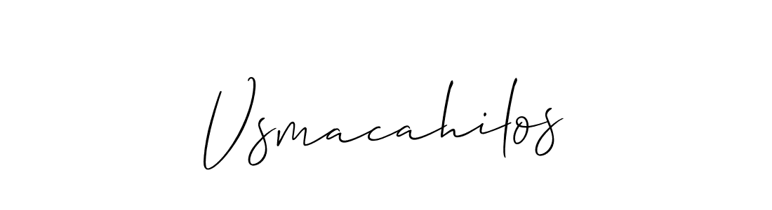 if you are searching for the best signature style for your name Vsmacahilos. so please give up your signature search. here we have designed multiple signature styles  using Allison_Script. Vsmacahilos signature style 2 images and pictures png