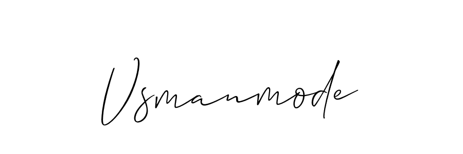 Create a beautiful signature design for name Vsmanmode. With this signature (Allison_Script) fonts, you can make a handwritten signature for free. Vsmanmode signature style 2 images and pictures png