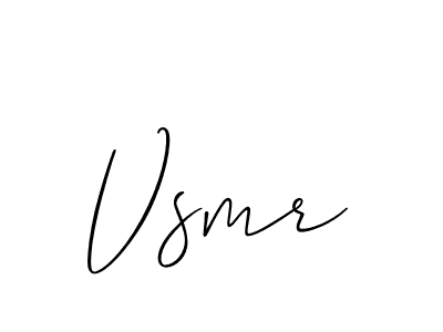 Also we have Vsmr name is the best signature style. Create professional handwritten signature collection using Allison_Script autograph style. Vsmr signature style 2 images and pictures png