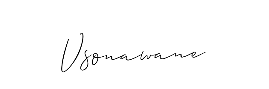 Design your own signature with our free online signature maker. With this signature software, you can create a handwritten (Allison_Script) signature for name Vsonawane. Vsonawane signature style 2 images and pictures png