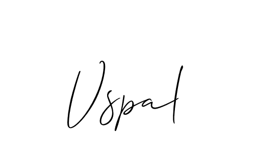 It looks lik you need a new signature style for name Vspal. Design unique handwritten (Allison_Script) signature with our free signature maker in just a few clicks. Vspal signature style 2 images and pictures png