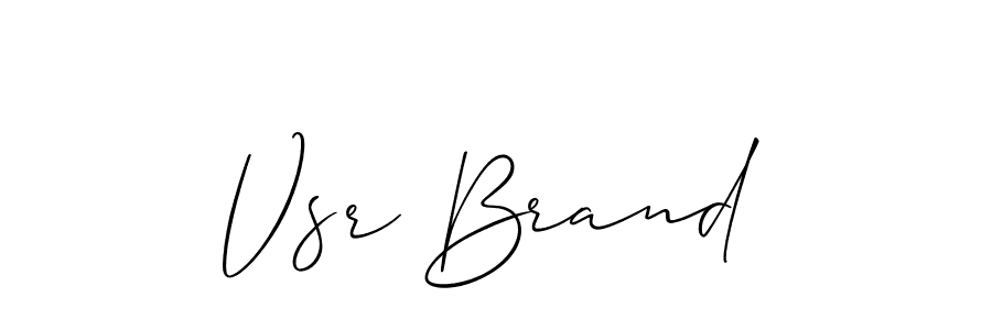 Design your own signature with our free online signature maker. With this signature software, you can create a handwritten (Allison_Script) signature for name Vsr Brand. Vsr Brand signature style 2 images and pictures png