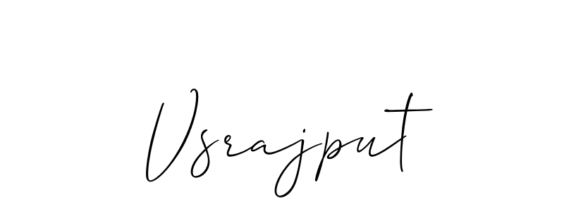 Also You can easily find your signature by using the search form. We will create Vsrajput name handwritten signature images for you free of cost using Allison_Script sign style. Vsrajput signature style 2 images and pictures png