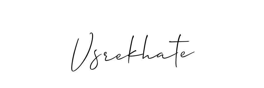 Also You can easily find your signature by using the search form. We will create Vsrekhate name handwritten signature images for you free of cost using Allison_Script sign style. Vsrekhate signature style 2 images and pictures png