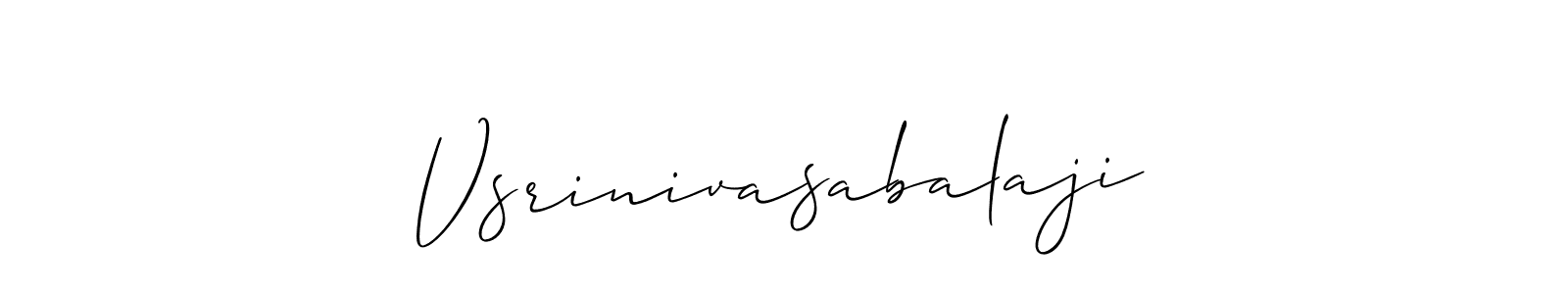 Vsrinivasabalaji stylish signature style. Best Handwritten Sign (Allison_Script) for my name. Handwritten Signature Collection Ideas for my name Vsrinivasabalaji. Vsrinivasabalaji signature style 2 images and pictures png