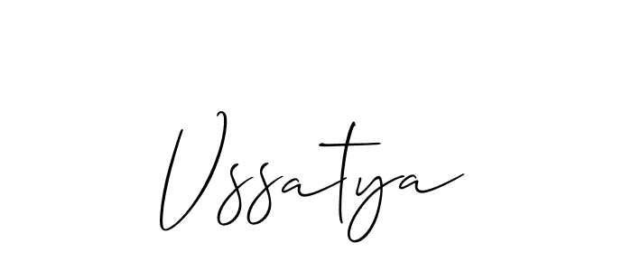 It looks lik you need a new signature style for name Vssatya. Design unique handwritten (Allison_Script) signature with our free signature maker in just a few clicks. Vssatya signature style 2 images and pictures png