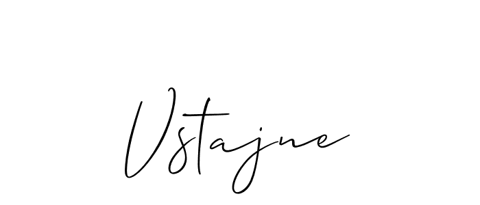 Similarly Allison_Script is the best handwritten signature design. Signature creator online .You can use it as an online autograph creator for name Vstajne. Vstajne signature style 2 images and pictures png