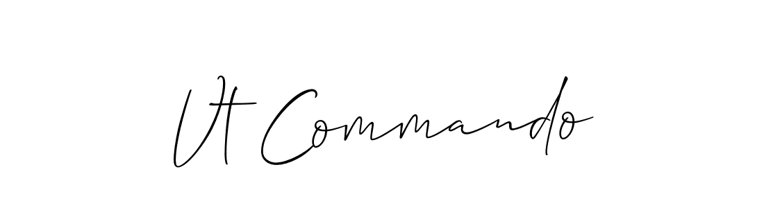 Check out images of Autograph of Vt Commando name. Actor Vt Commando Signature Style. Allison_Script is a professional sign style online. Vt Commando signature style 2 images and pictures png