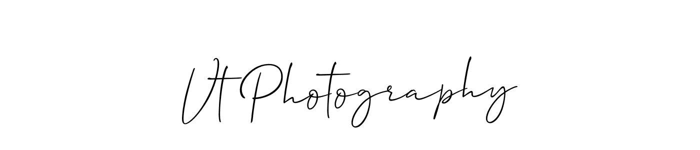Check out images of Autograph of Vt Photography name. Actor Vt Photography Signature Style. Allison_Script is a professional sign style online. Vt Photography signature style 2 images and pictures png