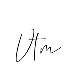 Also we have Vtm name is the best signature style. Create professional handwritten signature collection using Allison_Script autograph style. Vtm signature style 2 images and pictures png