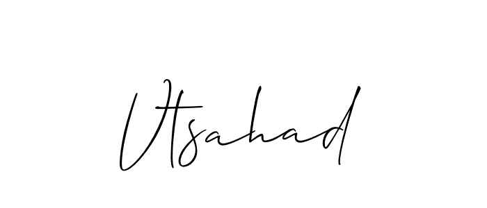 Design your own signature with our free online signature maker. With this signature software, you can create a handwritten (Allison_Script) signature for name Vtsahad. Vtsahad signature style 2 images and pictures png