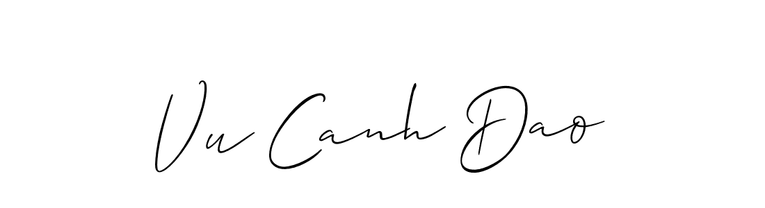 if you are searching for the best signature style for your name Vu Canh Dao. so please give up your signature search. here we have designed multiple signature styles  using Allison_Script. Vu Canh Dao signature style 2 images and pictures png