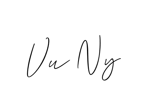 Once you've used our free online signature maker to create your best signature Allison_Script style, it's time to enjoy all of the benefits that Vu Ny name signing documents. Vu Ny signature style 2 images and pictures png