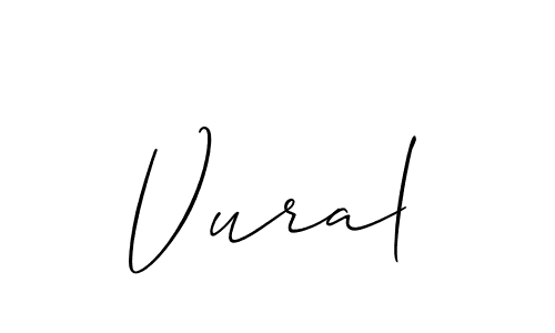 Make a beautiful signature design for name Vural. Use this online signature maker to create a handwritten signature for free. Vural signature style 2 images and pictures png