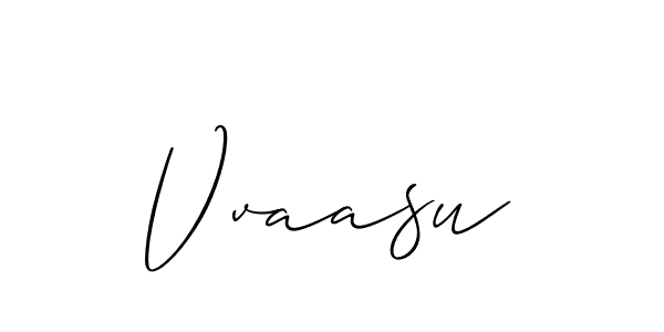 Best and Professional Signature Style for Vvaasu. Allison_Script Best Signature Style Collection. Vvaasu signature style 2 images and pictures png