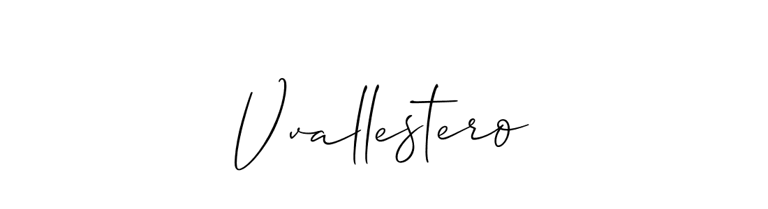 The best way (Allison_Script) to make a short signature is to pick only two or three words in your name. The name Vvallestero include a total of six letters. For converting this name. Vvallestero signature style 2 images and pictures png