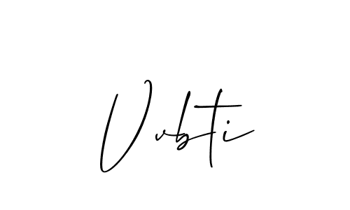 Similarly Allison_Script is the best handwritten signature design. Signature creator online .You can use it as an online autograph creator for name Vvbti. Vvbti signature style 2 images and pictures png
