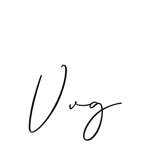 Make a beautiful signature design for name Vvg. With this signature (Allison_Script) style, you can create a handwritten signature for free. Vvg signature style 2 images and pictures png