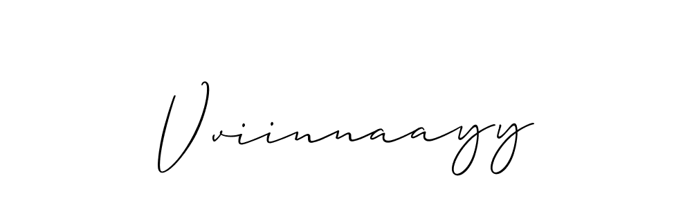 How to Draw Vviinnaayy signature style? Allison_Script is a latest design signature styles for name Vviinnaayy. Vviinnaayy signature style 2 images and pictures png