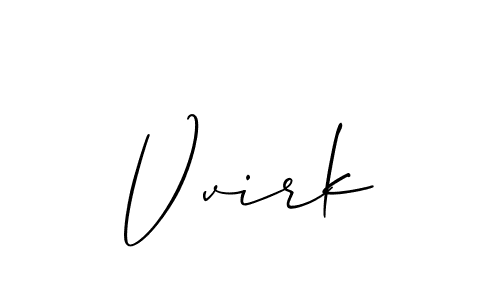 Make a short Vvirk signature style. Manage your documents anywhere anytime using Allison_Script. Create and add eSignatures, submit forms, share and send files easily. Vvirk signature style 2 images and pictures png