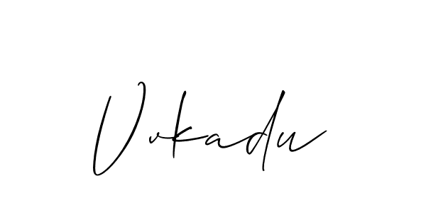 Make a short Vvkadu signature style. Manage your documents anywhere anytime using Allison_Script. Create and add eSignatures, submit forms, share and send files easily. Vvkadu signature style 2 images and pictures png