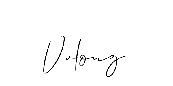 Similarly Allison_Script is the best handwritten signature design. Signature creator online .You can use it as an online autograph creator for name Vvlong. Vvlong signature style 2 images and pictures png