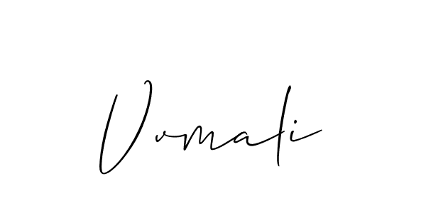 Once you've used our free online signature maker to create your best signature Allison_Script style, it's time to enjoy all of the benefits that Vvmali name signing documents. Vvmali signature style 2 images and pictures png