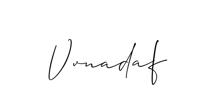 Make a beautiful signature design for name Vvnadaf. Use this online signature maker to create a handwritten signature for free. Vvnadaf signature style 2 images and pictures png