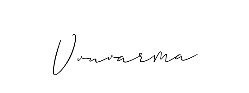 Best and Professional Signature Style for Vvnvarma. Allison_Script Best Signature Style Collection. Vvnvarma signature style 2 images and pictures png