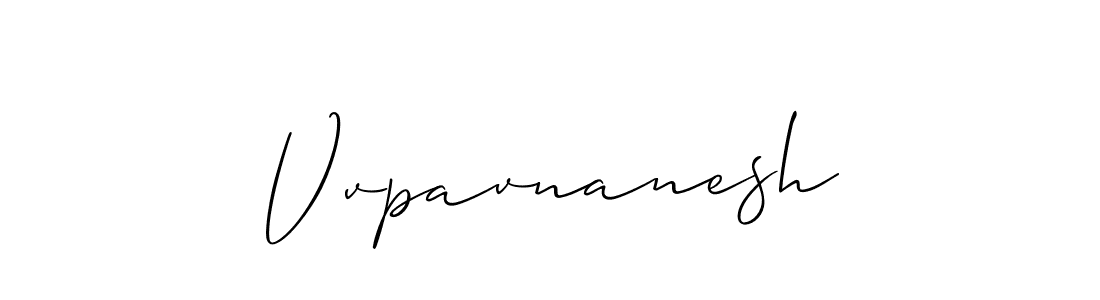 It looks lik you need a new signature style for name Vvpavnanesh. Design unique handwritten (Allison_Script) signature with our free signature maker in just a few clicks. Vvpavnanesh signature style 2 images and pictures png