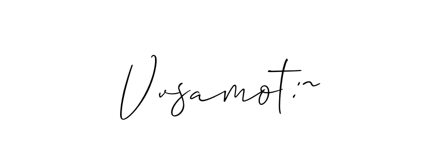 Best and Professional Signature Style for Vvsamot:~. Allison_Script Best Signature Style Collection. Vvsamot:~ signature style 2 images and pictures png