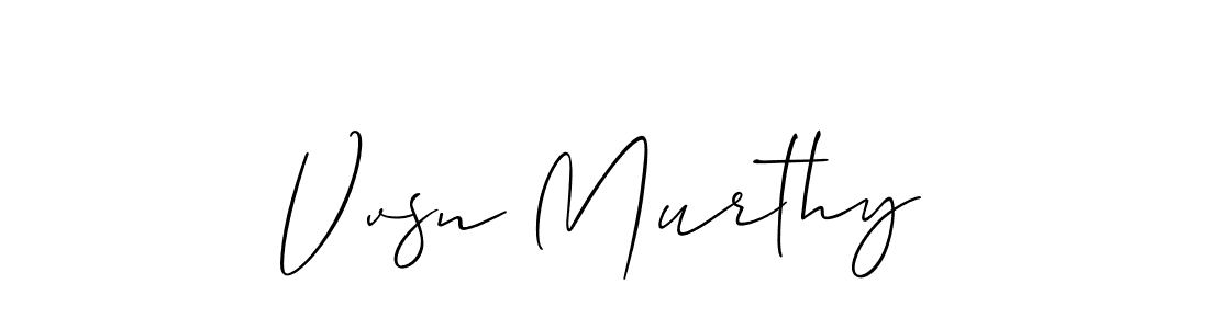 Make a short Vvsn Murthy signature style. Manage your documents anywhere anytime using Allison_Script. Create and add eSignatures, submit forms, share and send files easily. Vvsn Murthy signature style 2 images and pictures png