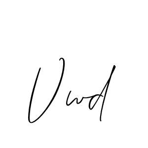 if you are searching for the best signature style for your name Vwd. so please give up your signature search. here we have designed multiple signature styles  using Allison_Script. Vwd signature style 2 images and pictures png