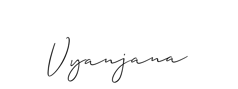 You should practise on your own different ways (Allison_Script) to write your name (Vyanjana) in signature. don't let someone else do it for you. Vyanjana signature style 2 images and pictures png
