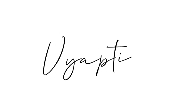 How to Draw Vyapti signature style? Allison_Script is a latest design signature styles for name Vyapti. Vyapti signature style 2 images and pictures png