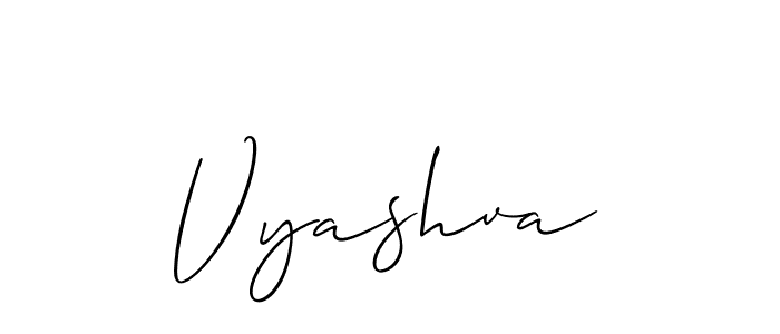 Make a beautiful signature design for name Vyashva. Use this online signature maker to create a handwritten signature for free. Vyashva signature style 2 images and pictures png